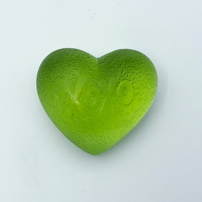 Cast Glass Hearts - XoXo