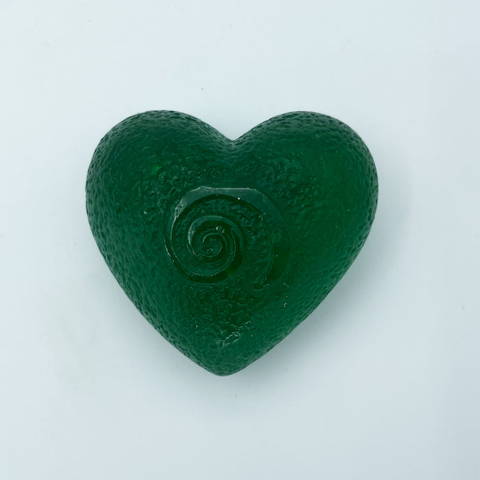Cast Glass Hearts - Koru