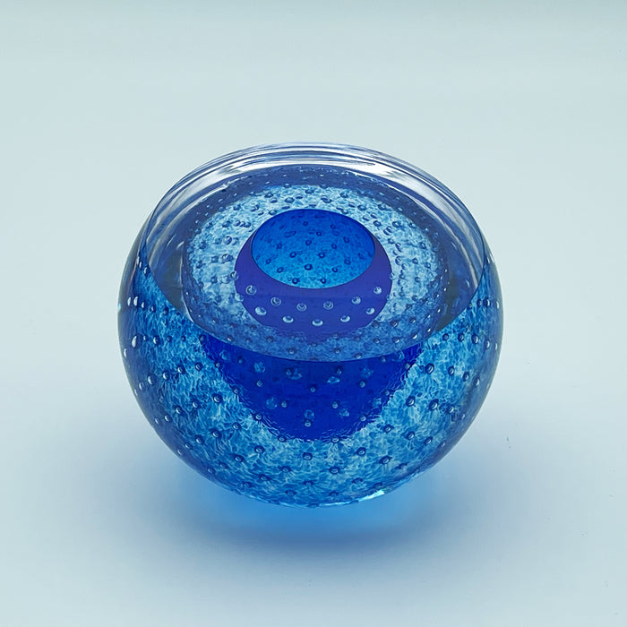 Bubbled Double Bubble in Blue/Blue