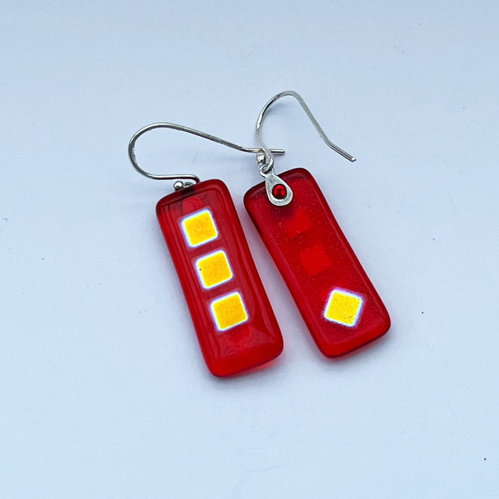 Chicago Dichroic Earrings