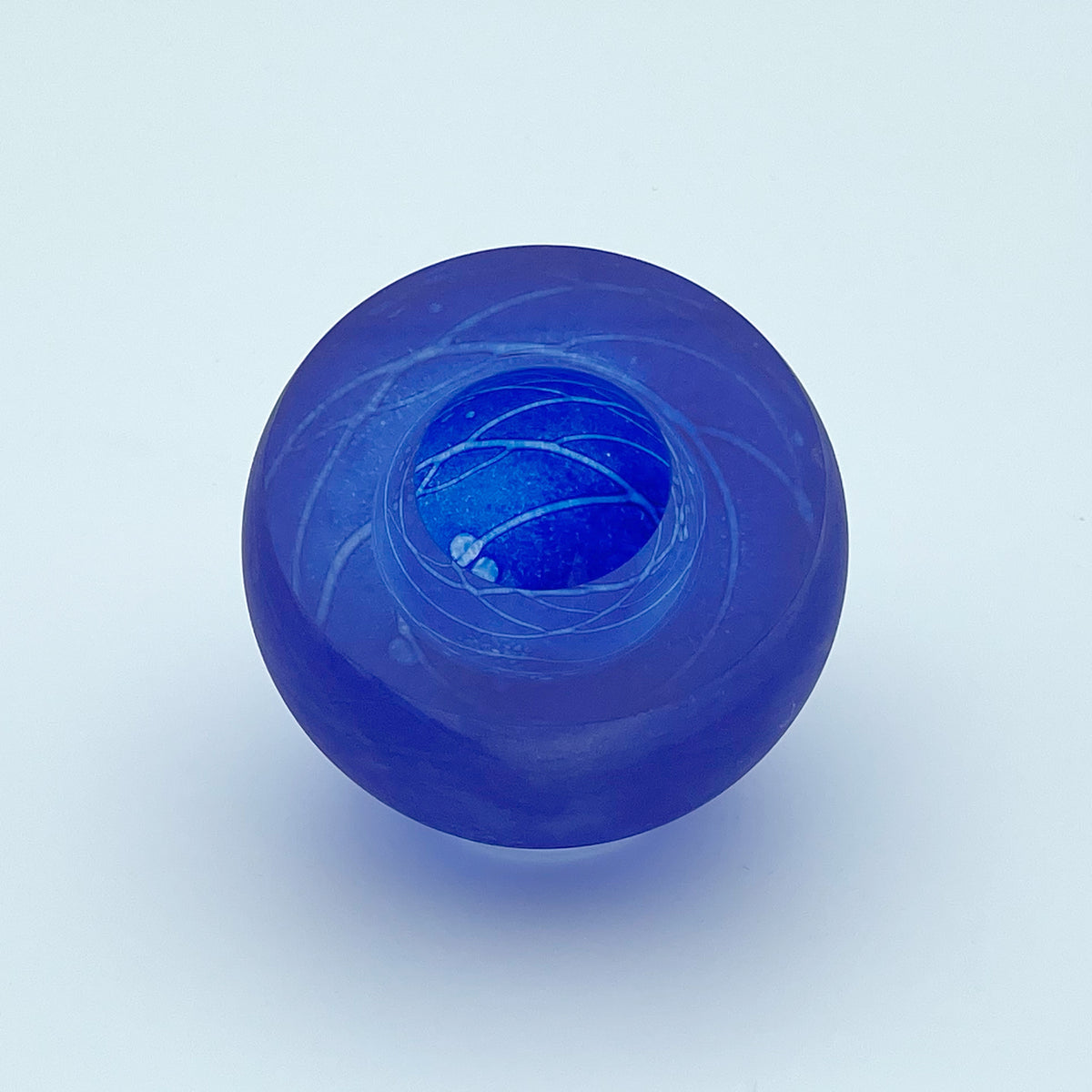 Batik Geode in Cobalt – Hotglass NZ
