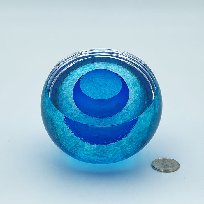 Double Bubble in Copper Blue/Blue