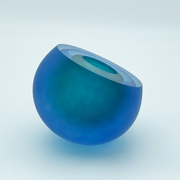 Frosted Double Bubble in Blue/Jade